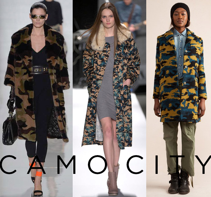 Fall 2013 Trend: Camo. Michael Kors, Rebecca Minkoff, Gryphon | DeSmitten