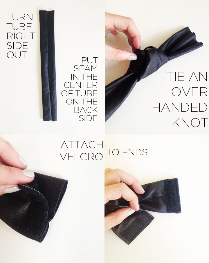 DIY: Leather Knot Bracelet - DeSmitten Design Blog